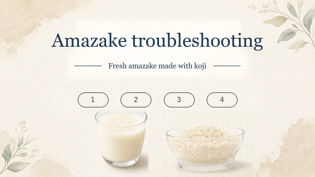 Amazake troubleshooting
