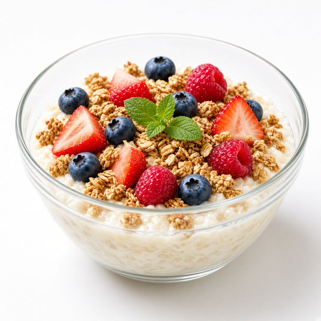 Mixed berries and granola