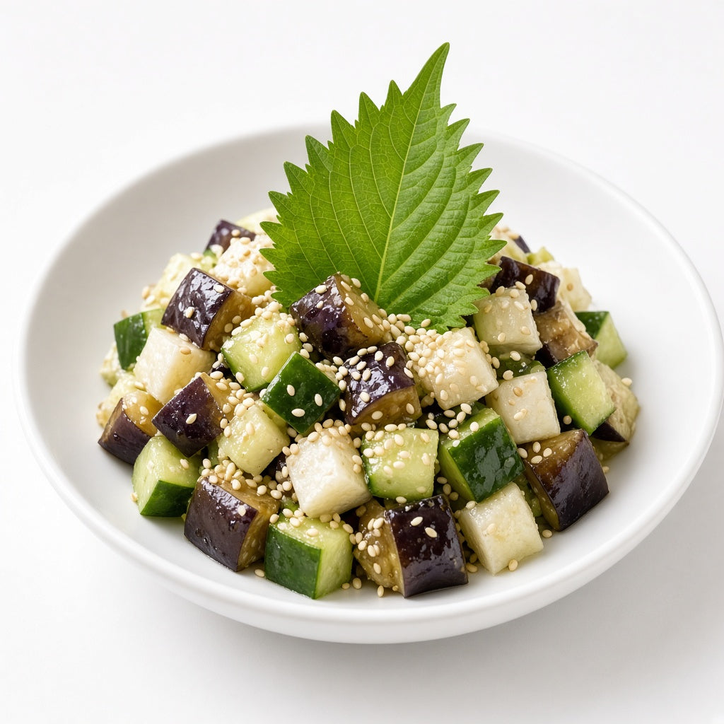 Sticky vegetables tossed with fresh amazake