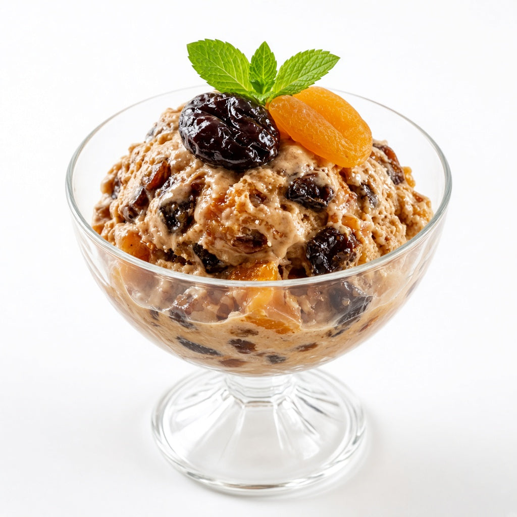 Prune and apricot soy gelato