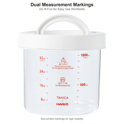 TANICA x HARIO Glass Pot for YOGURTiA Fermented Food Maker (1100 mL / 37 oz)