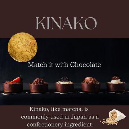 Black Sesame & Almond Kinako 150 g (5.3 oz) – Roasted Soybean Flour, Made in Japan