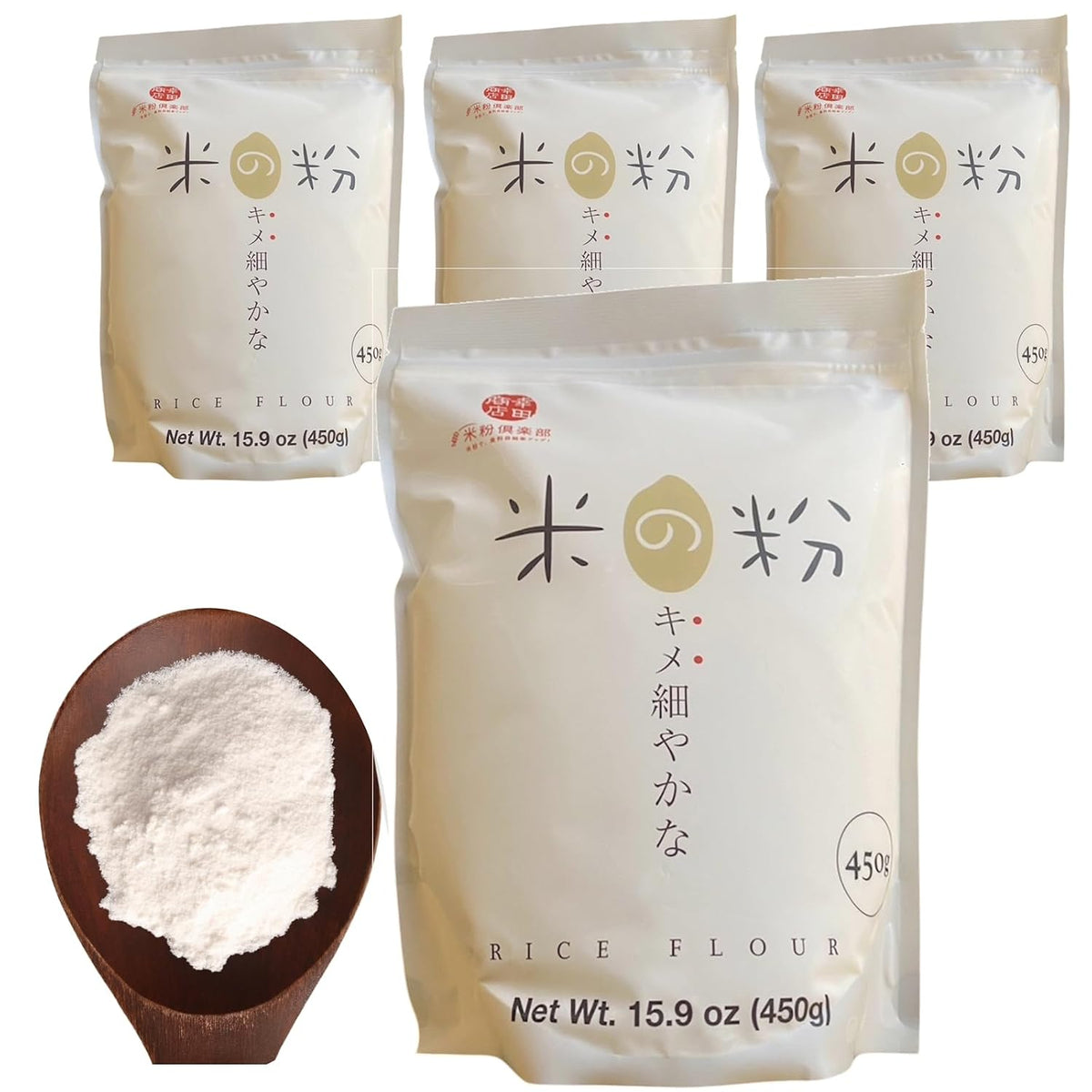 Komeko White Rice Flour 450 g (1 lb) – Gluten-Free, Milled in Japan