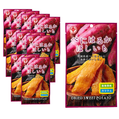 Hoshiimo Dried Sweet Potato 63 g (2.2 oz) – Beniharuka from Ibaraki, No Added Sugar