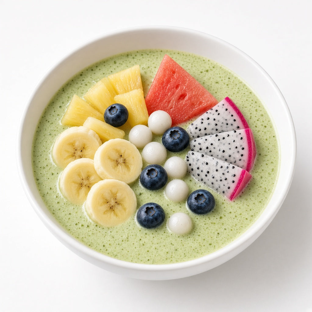 Zenzai of coconut, edamame, and fresh amazake